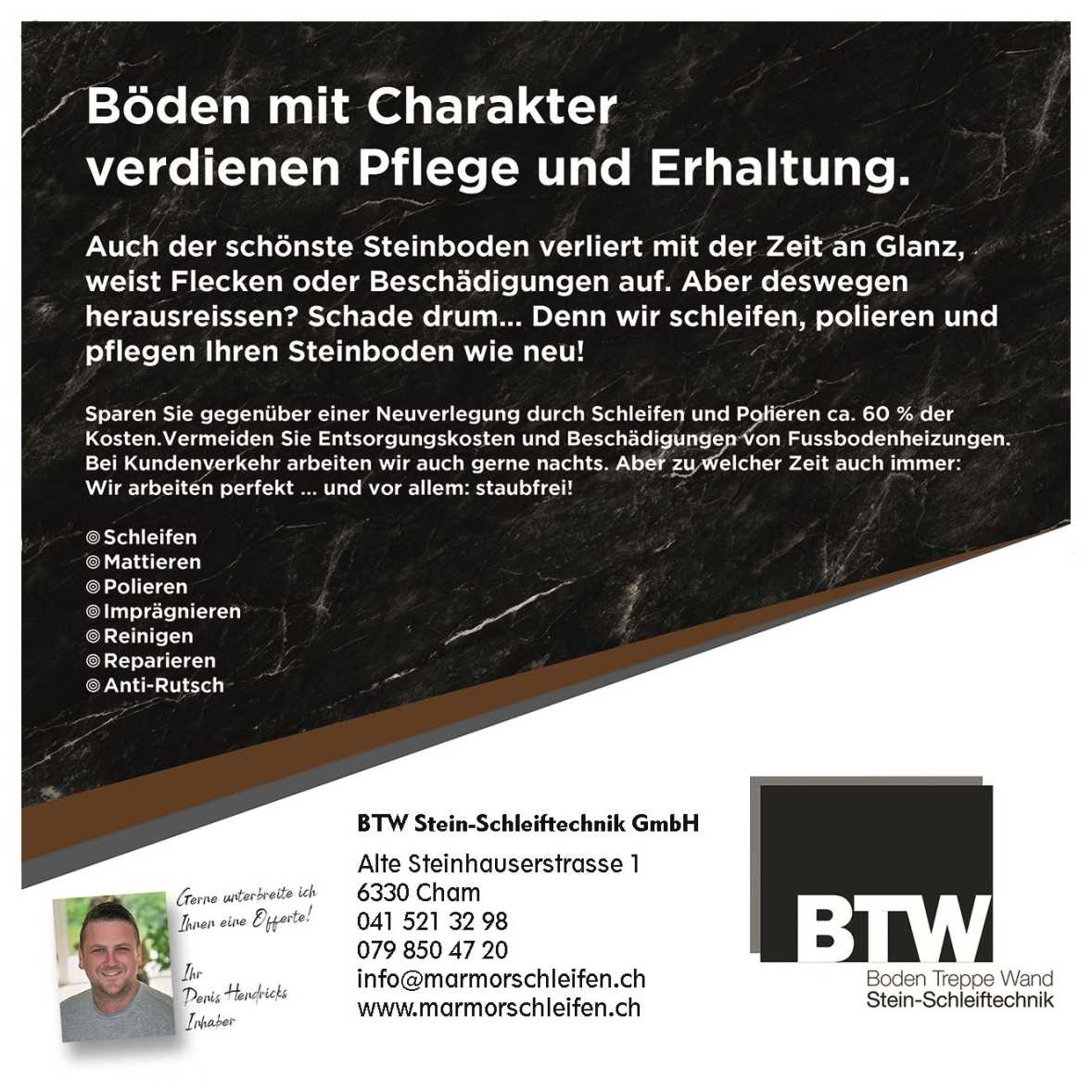 Flyer_BTW Stein-Schleiftechnik seite 1 Marmorschleifen
